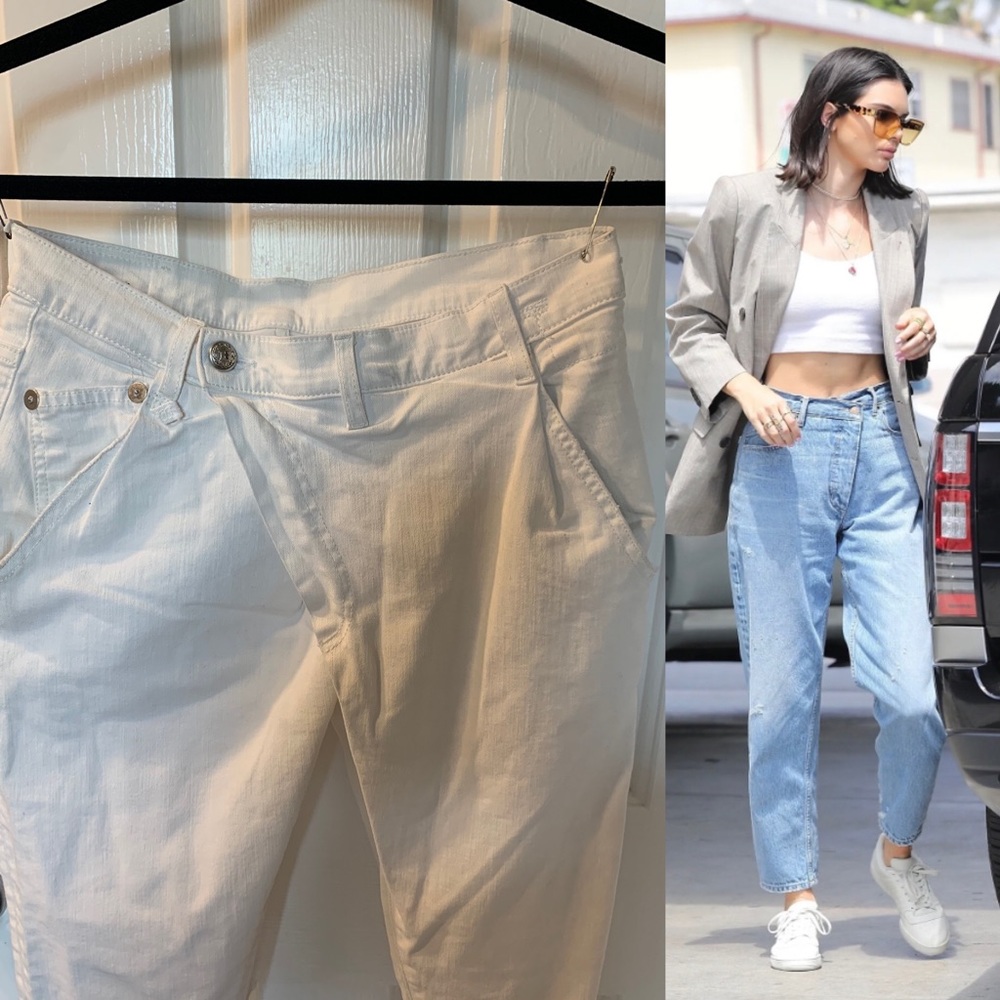 R13 X Over Fly Slim Jeans